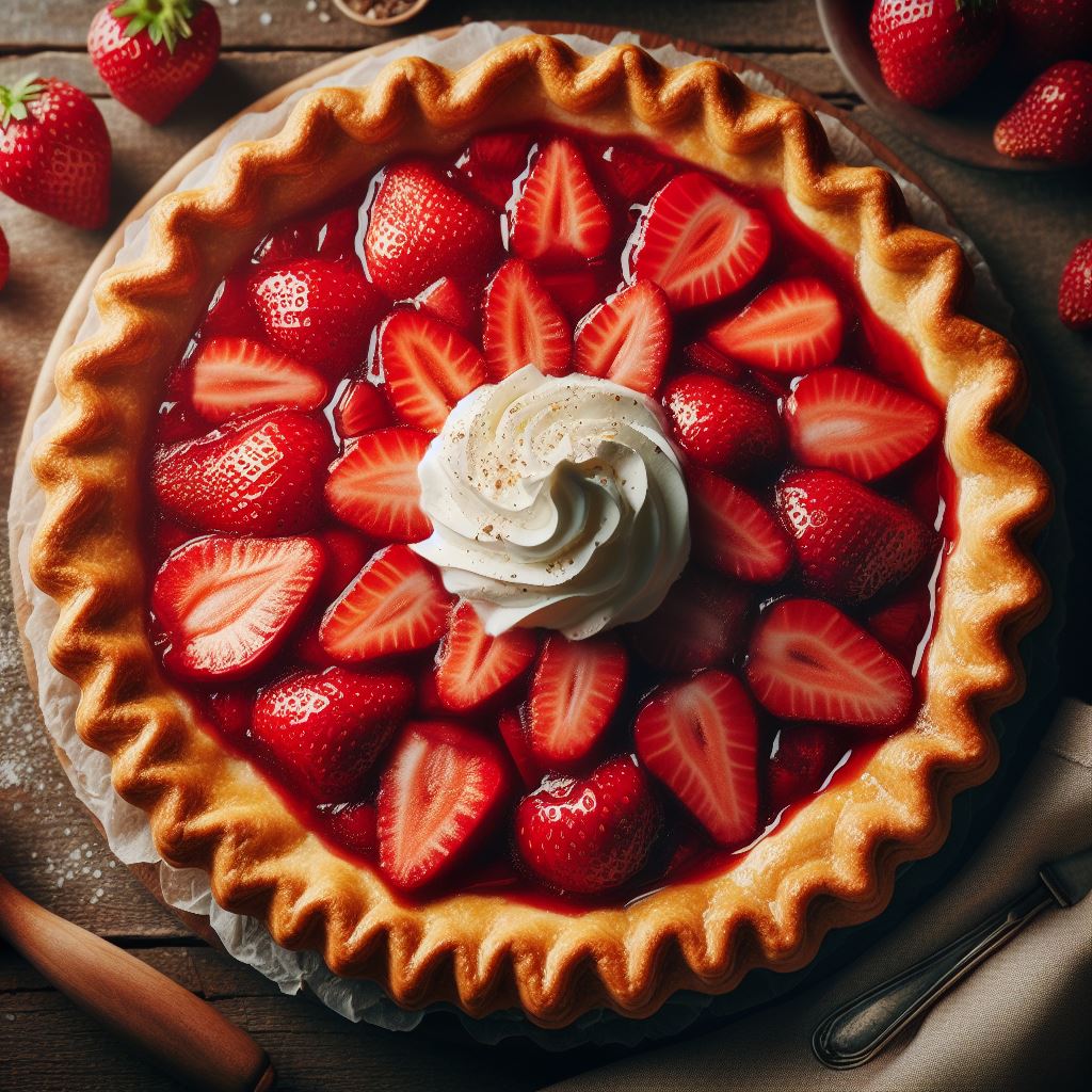 Torta de Morango de Padaria