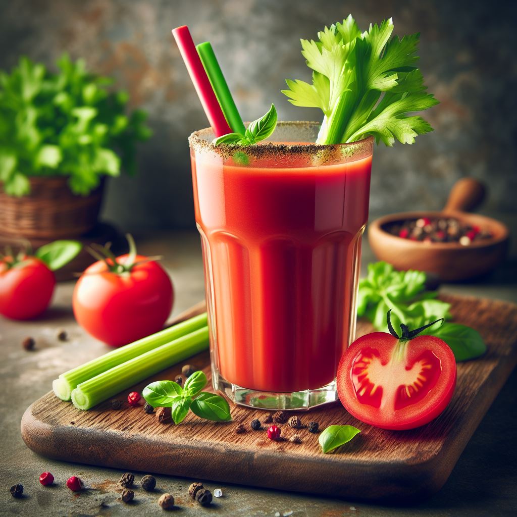 Suco de Tomate Saudável