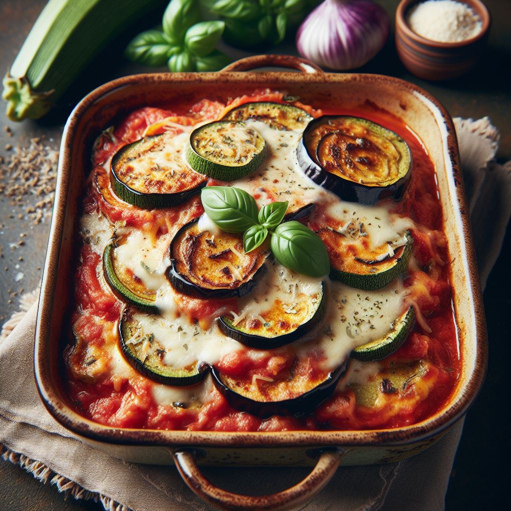 Berinjela e Abobrinha à Parmegiana: Uma Opção Saudável e Sem Trigo