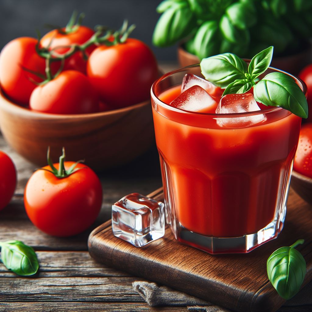 Suco de Tomate Saudável